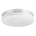 Prezent 67110 - Οροφιαίο φωτιστικό μπάνιου PILLS 1xE27/60W/230V IP44 γυαλιστερό χρώμιο