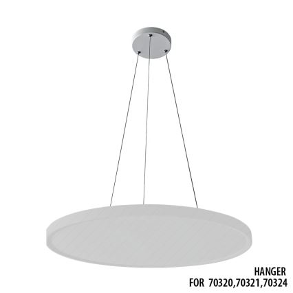 Prezent 70331 - Ντίζα για κρέμασμα φωτιστικών TRIMO 15x100 cm λευκό