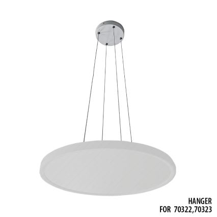 Prezent 70333 - Ντίζα για κρέμασμα φωτιστικών TRIMO 15x100 cm λευκό