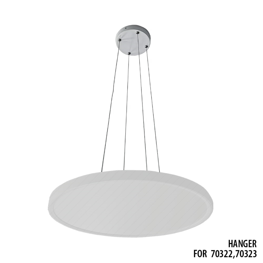 Prezent 70333 - Ντίζα για κρέμασμα φωτιστικών TRIMO 15x100 cm λευκό