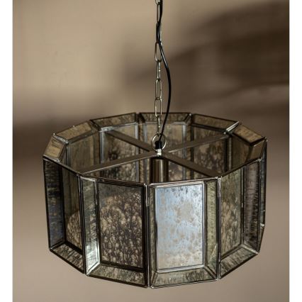 PTMD - Πολυέλαιος με αλυσίδα ANTIQUE 1xE27/40W/230V Ø 46 εκ.