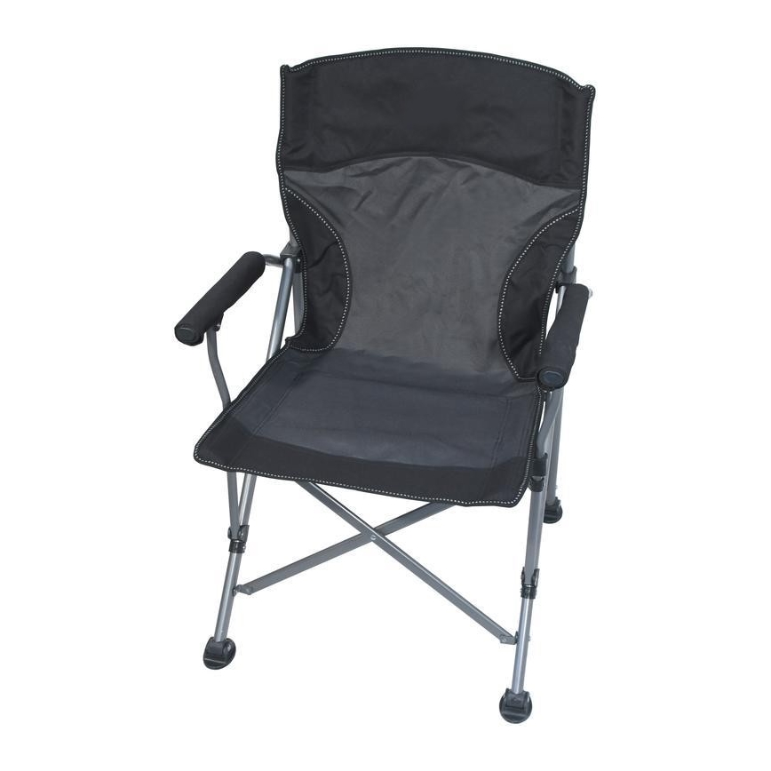 Πτυσσόμενη καρέκλα camping μαύρο