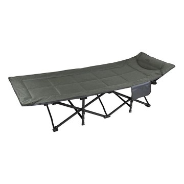 Πτυσσόμενη ξαπλώστρα για κάμπινγκ, γκρι