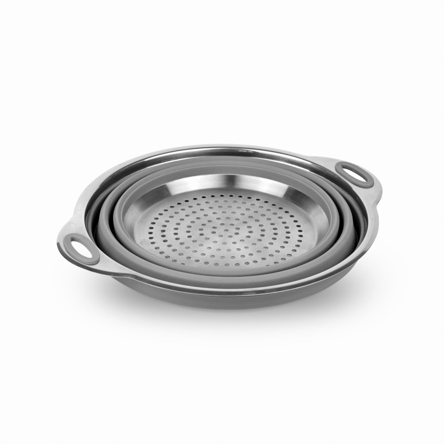 Πτυσσόμενο σουρωτήρι από σιλικόνη για ταξίδια