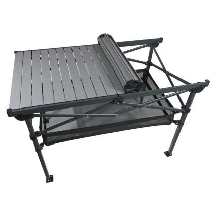 Πτυσσόμενο τραπέζι κάμπινγκ 118x70 cm ανθρακί