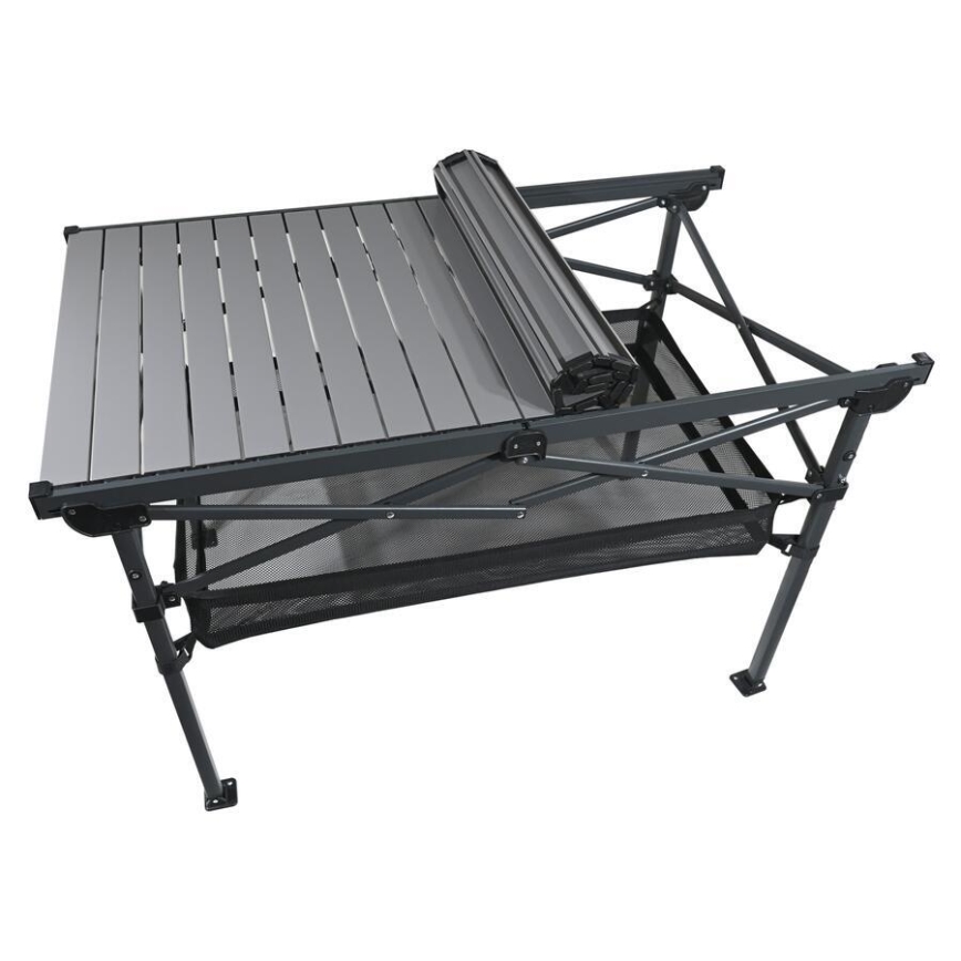 Πτυσσόμενο τραπέζι κάμπινγκ 118x70 cm ανθρακί