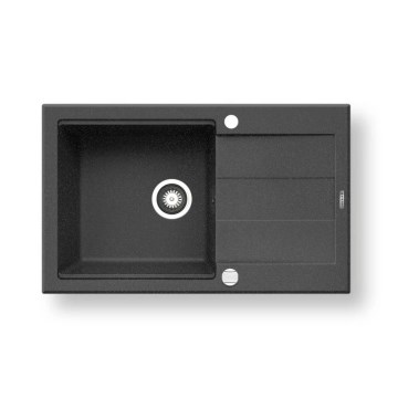 Pyramis 70083701 - Νεροχύτης κουζίνας SPARTA PLUS LUX 78x48 cm γρανιτένιος/μαύρο