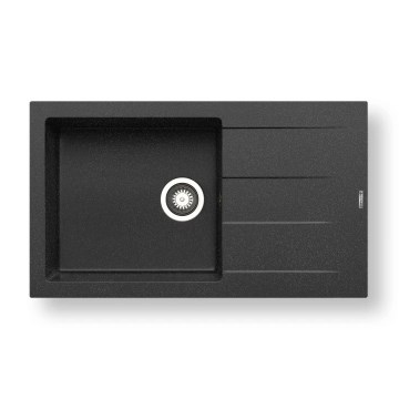 Pyramis 70107111 - Νεροχύτης κουζίνας ATHLOS 86x50 cm γρανίτης/μαύρο