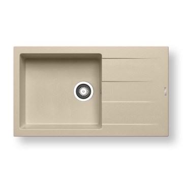 Pyramis 70107311 - Νεροχύτης κουζίνας ATHLOS 86x50 cm γρανίτης/μπεζ