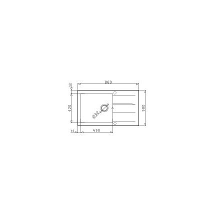 Pyramis 70107311 - Νεροχύτης κουζίνας ATHLOS 86x50 cm γρανίτης/μπεζ