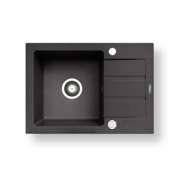 Pyramis 70166501 - Νεροχύτης κουζίνας NEXT 62x44 cm γρανίτης/μαύρο ματ