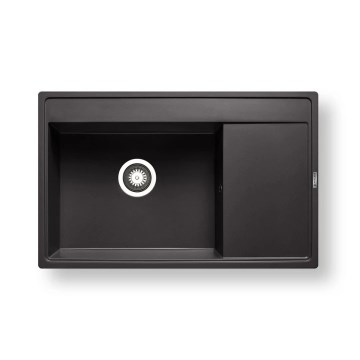 Pyramis 70168401 - Νεροχύτης κουζίνας CAMEA 79x50 cm γρανιτένιος/μαύρος