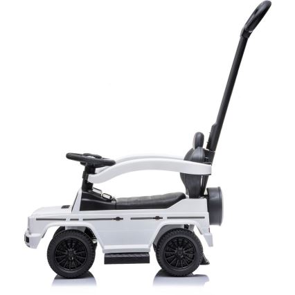 Περπατούρα αυτοκίνητο Mercedes G350d 3σε1 2xAA λευκό/μαύρο