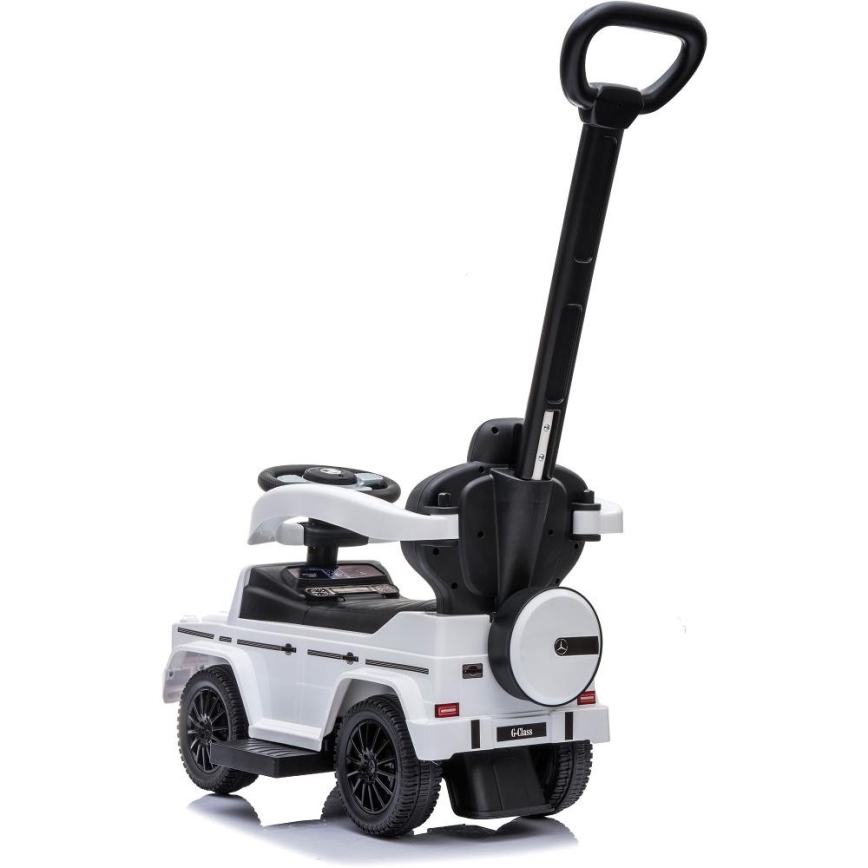 Περπατούρα αυτοκίνητο Mercedes G350d 3σε1 2xAA λευκό/μαύρο