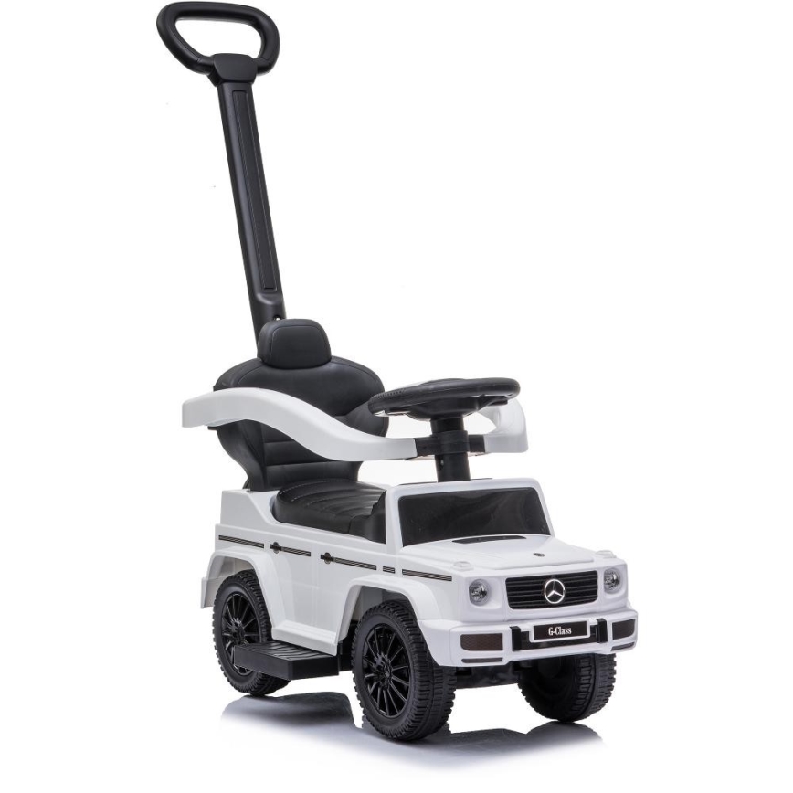 Περπατούρα αυτοκίνητο Mercedes G350d 3σε1 2xAA λευκό/μαύρο