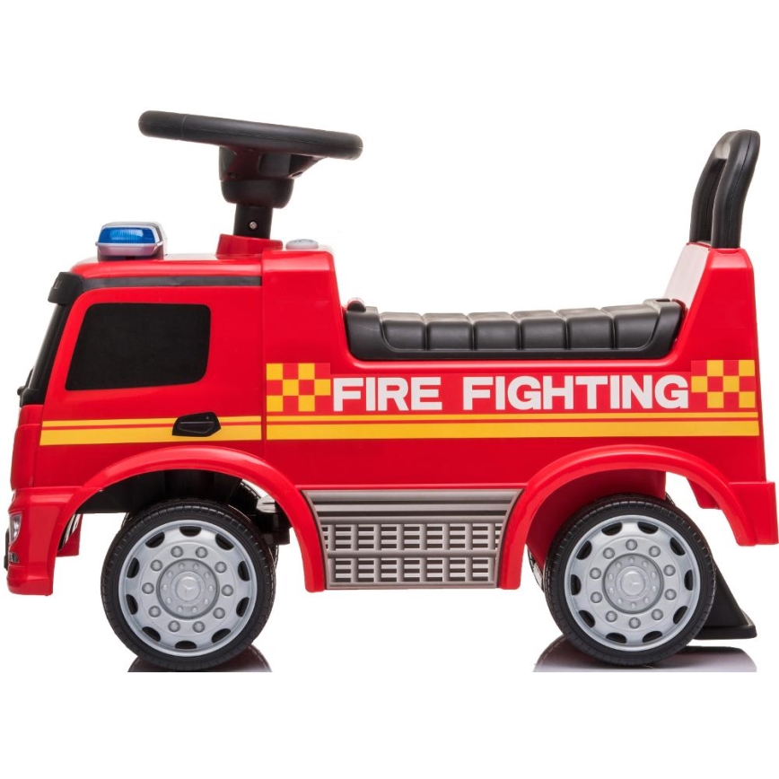 Περπατούρα αυτοκίνητο Mercedes Πυροσβεστικό 2xAA κόκκινο