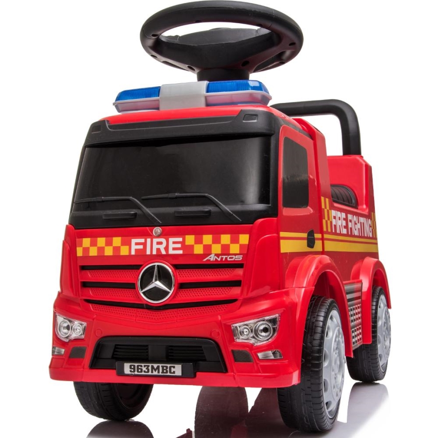 Περπατούρα αυτοκίνητο Mercedes Πυροσβεστικό 2xAA κόκκινο