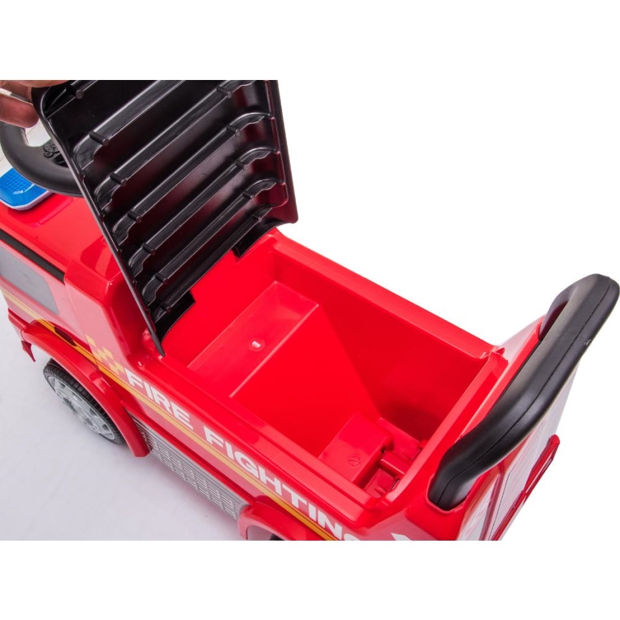 Περπατούρα αυτοκίνητο Mercedes Πυροσβεστικό 2xAA κόκκινο