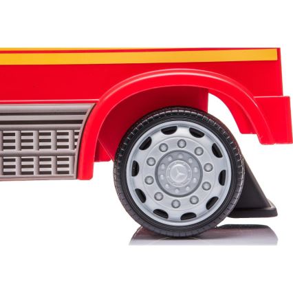 Περπατούρα αυτοκίνητο Mercedes Πυροσβεστικό 2xAA κόκκινο