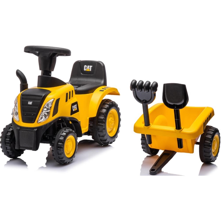Περπατούρα τρακτέρ CAT 2xAA κίτρινο/μαύρο