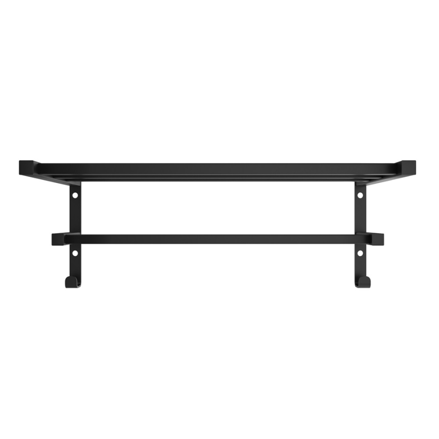 Πετσετοκρεμάστρα για καλοριφέρ μπάνιου HF SHEFFIELD 52x25,6 cm μαύρη