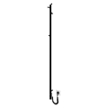 Πετσετοκρεμάστρα μπάνιου RAY 35W/230V 150x30 cm IP44 ανοξείδωτη/μαύρη