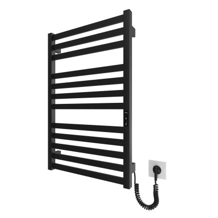 Πετσετοκρεμάστρα μπάνιου θερμαινόμενη HF OXFORD 170W/230V 77x53 cm μαύρο