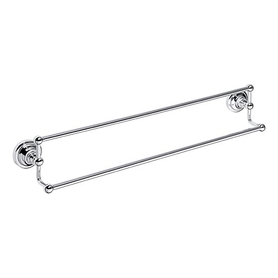 Πετσετοθήκη 66,5x12,5 cm ασημί