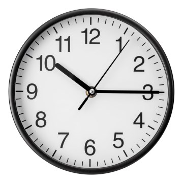 Ρολόι τοίχου διάμετρος 20 εκ. 1xAA μαύρο/άσπρο