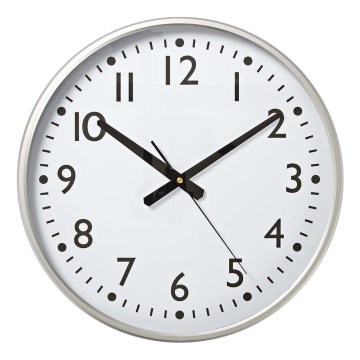Ρολόι τοίχου διάμετρος 38 εκ. 1xAA λευκό