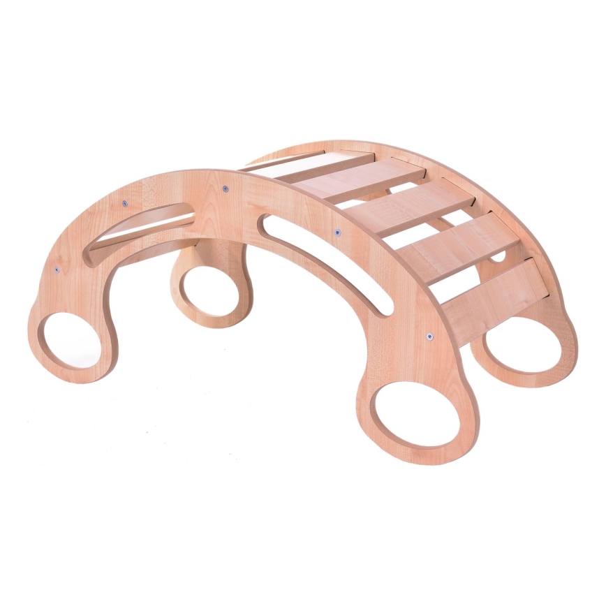 Πολυλειτουργική κούνια Montessori από σφένδαμο