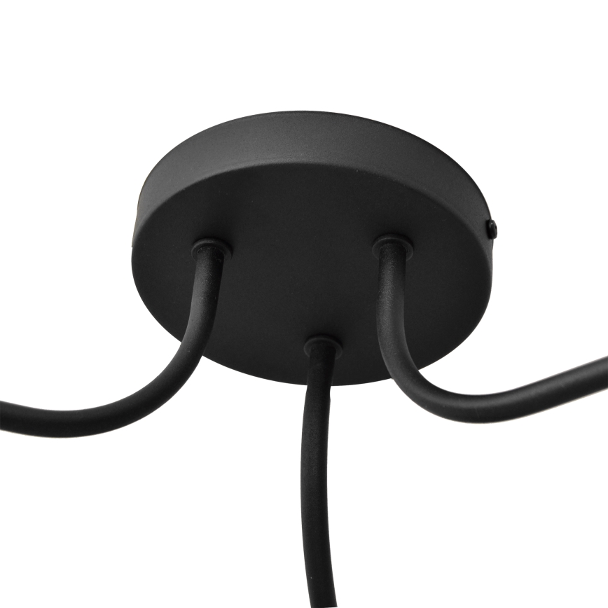 Πολύφωτο ADAMANT 3xE27/15W/230V μαύρο