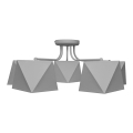 Πολύφωτο ADAMANT 5xE27/15W/230V γκρι