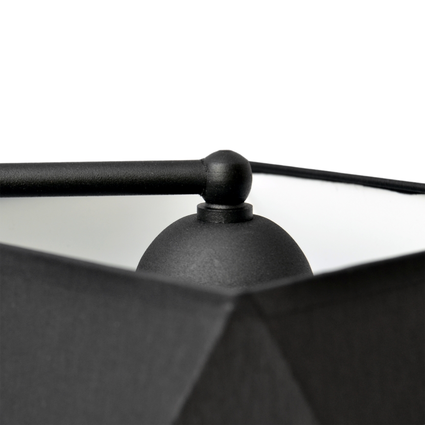 Πολύφωτο ADAMANT 5xE27/15W/230V μαύρο