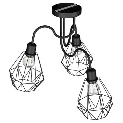 Πολύφωτο απλίκα BERGEN 3xE27/60W/230V