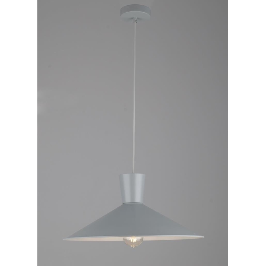 Πολύφωτο κρεμαστό ELISTA 1xE27/60W/230V γκρι