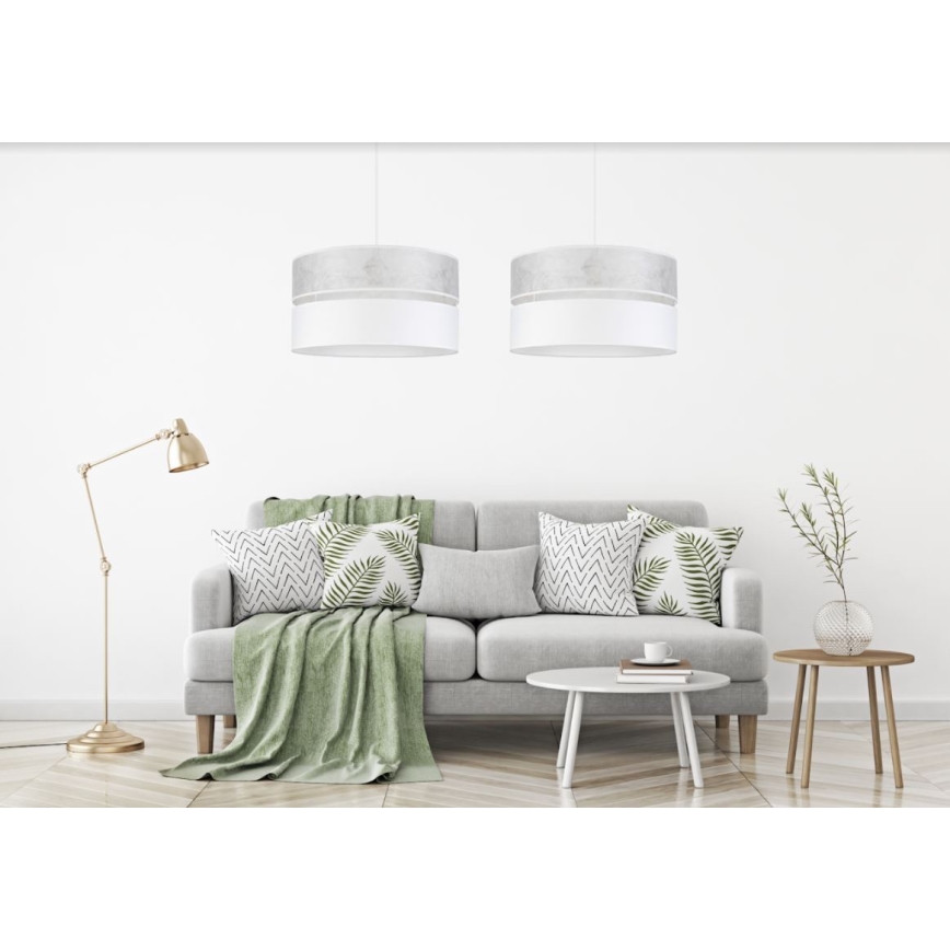 Πολύφωτο κρεμαστό LIMA 1xE27/60W/230V λευκό