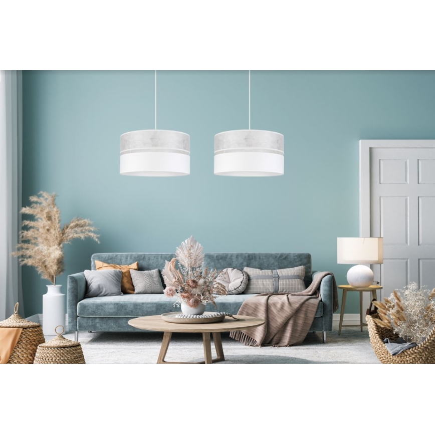 Πολύφωτο κρεμαστό LIMA 1xE27/60W/230V λευκό