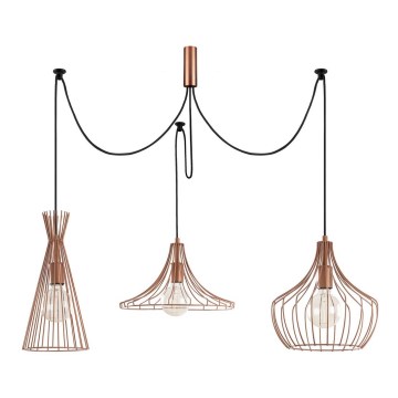 Πολύφωτο κρεμαστό MEZOPOTAMYA 3xE27/40W/230V