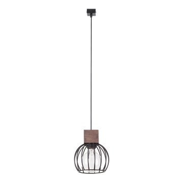 Πολύφωτο κρεμαστό MILAN 1xE27/60W/230V ξύλινο