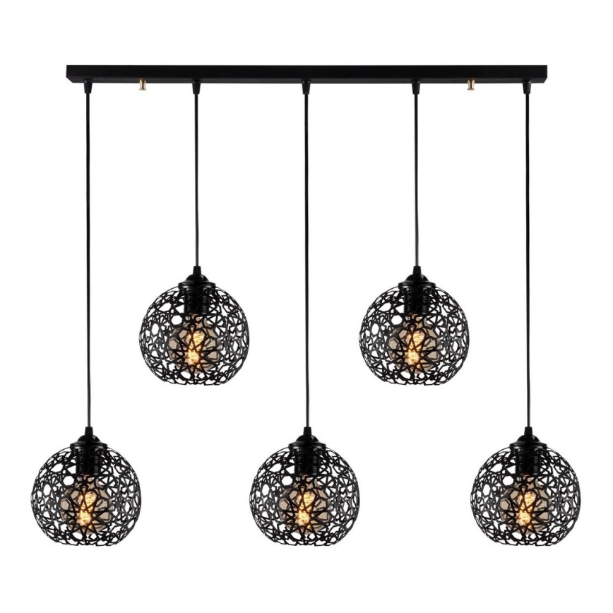 Πολύφωτο κρεμαστό σε ράγα FELLINI 5xE27/100W/230V