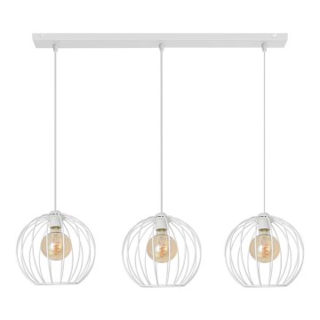 Πολύφωτο κρεμαστό σε ράγα MERCURE 3xE27/15W/230V λευκό