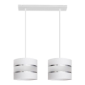 Πολύφωτο κρεμαστό ράγα  HELEN 2xE27/15W/230V λευκό