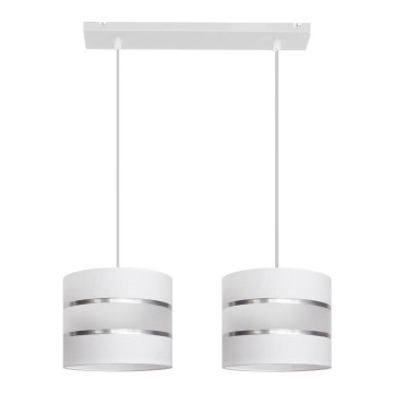 Πολύφωτο κρεμαστό ράγα  HELEN 2xE27/15W/230V λευκό