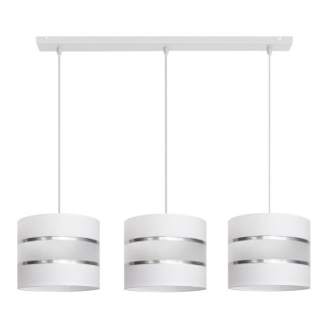 Πολύφωτο κρεμαστό ράγα HELEN 3xE27/15W/230V λευκό