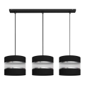 Πολύφωτο κρεμαστό ράγα HELEN 3xE27/15W/230V μαύρο