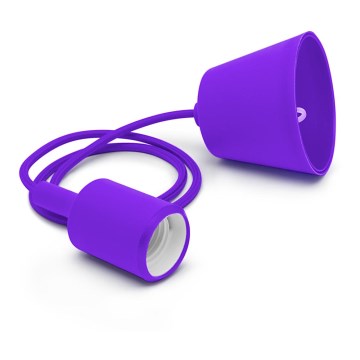 Πολύφωτο κρεμαστό ROXY 1xE27/60W/230V μοβ