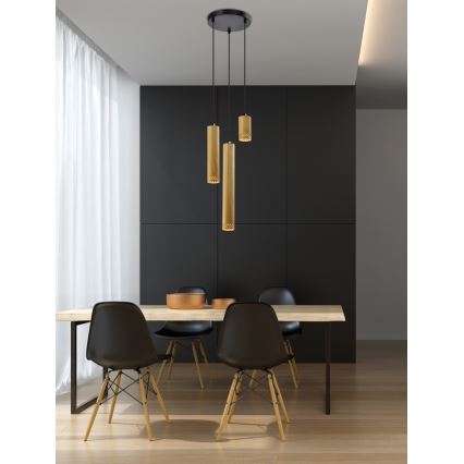 Πολύφωτο κρεμαστό TUBO 3xGU10/25W/230V