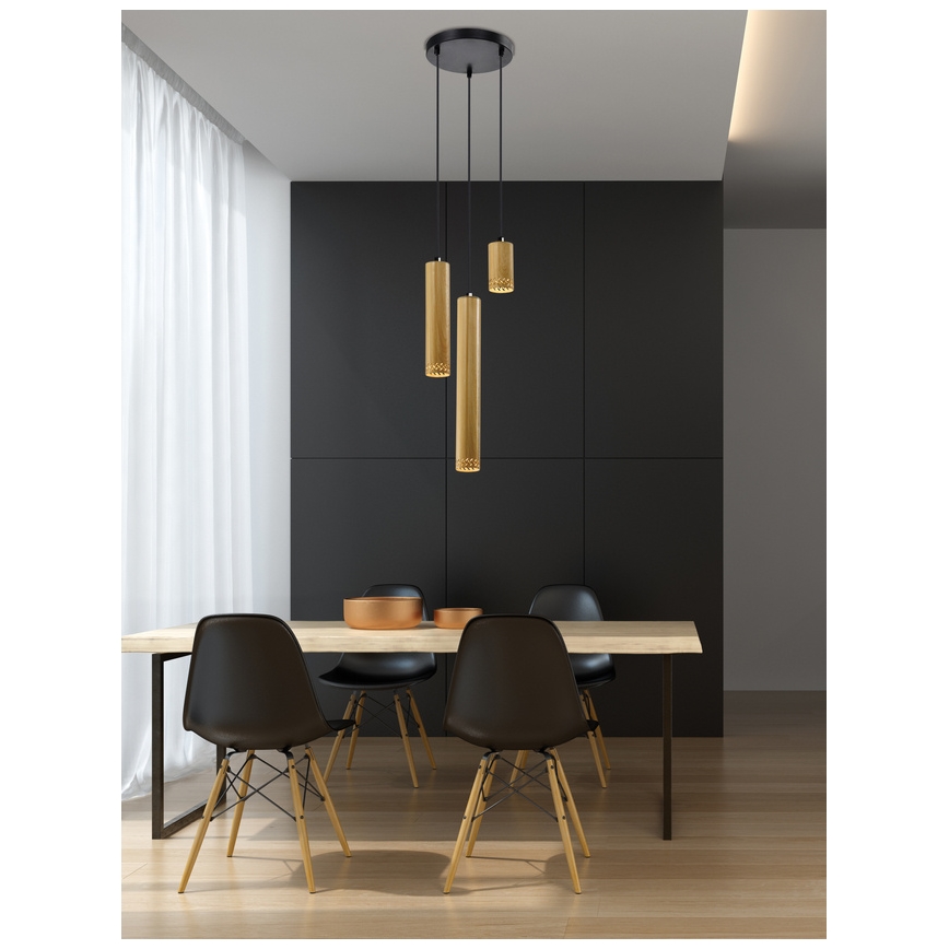 Πολύφωτο κρεμαστό TUBO 3xGU10/25W/230V