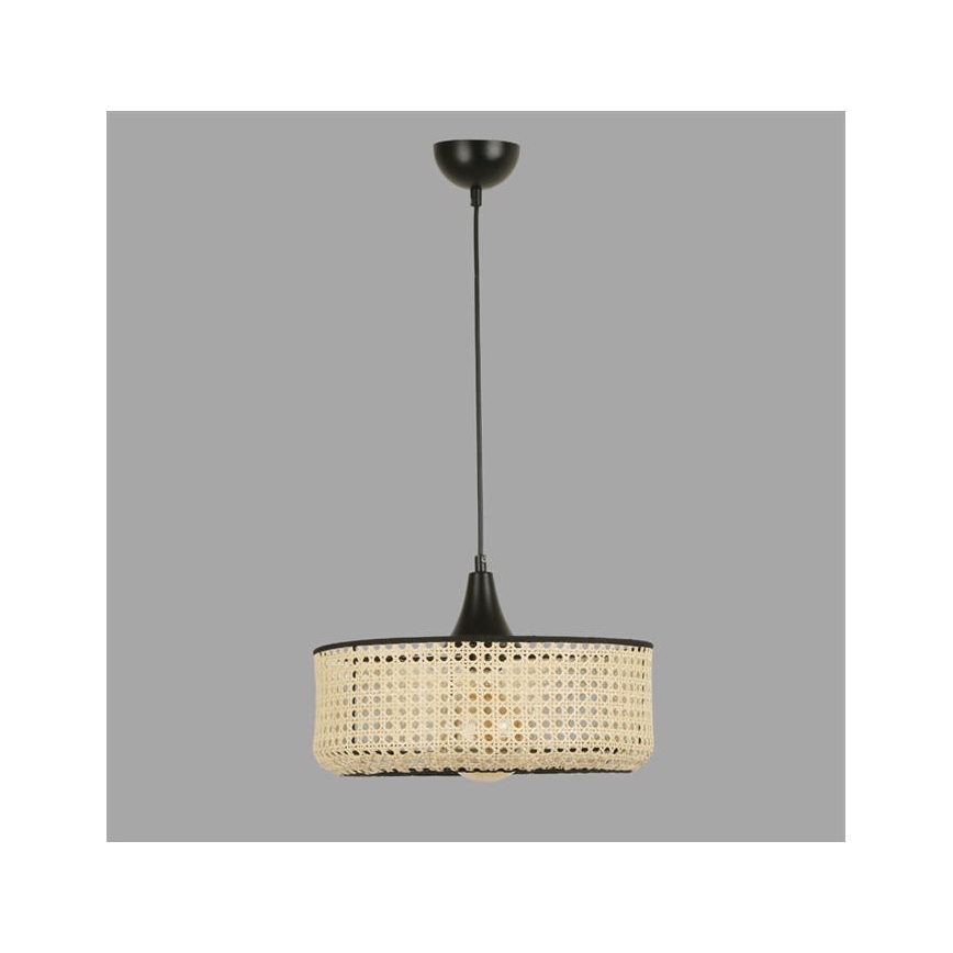 Πολύφωτο κρεμαστό ZACK 1xE27/60W/230V rattan